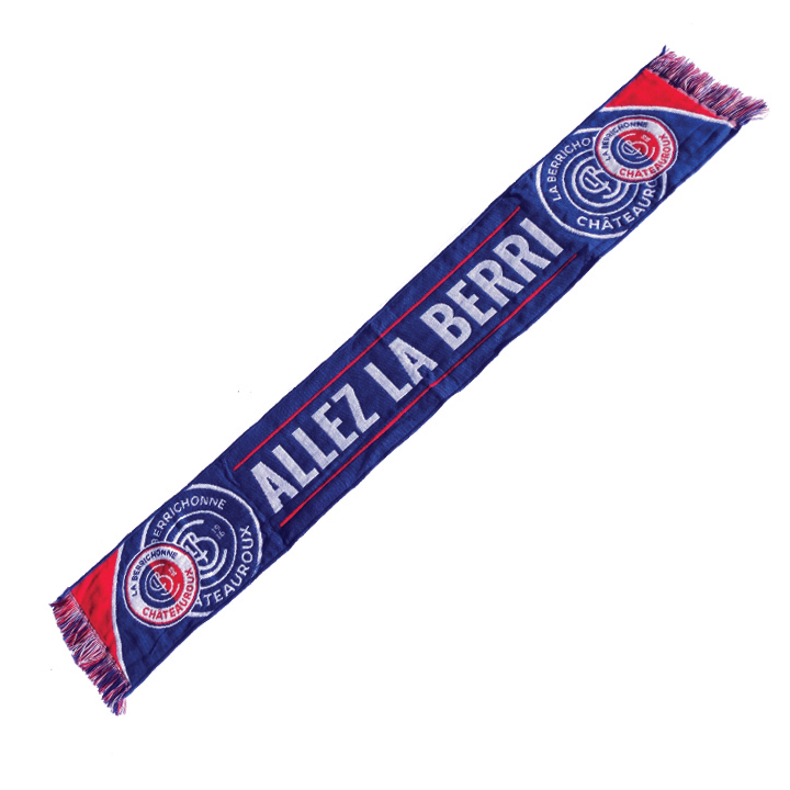 ALLEZ LA BERRI blue scarf