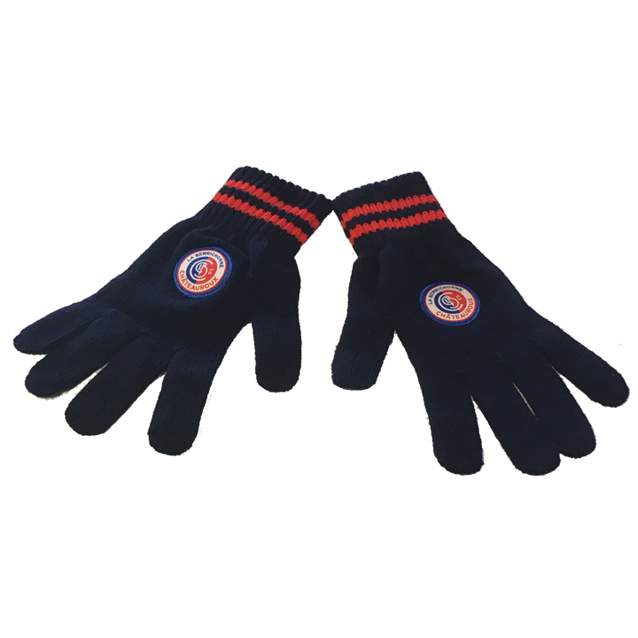 Navy/Red gloves